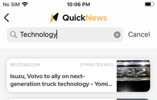 QuickNews screenshot 3