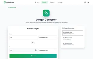 Length Conversion page