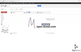 Gesture to Open Gmail