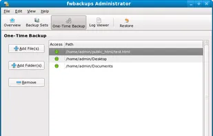 fwbackups screenshot 2