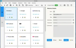 Jasmine - Website & Session Manager screenshot 1