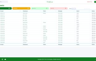 Timesheets