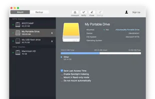 Paragon NTFS for Mac OS X screenshot 3
