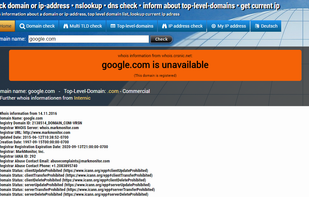 Whois.Check-Domain.net screenshot 1
