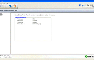 Kernel for VHD Recovery screenshot 2