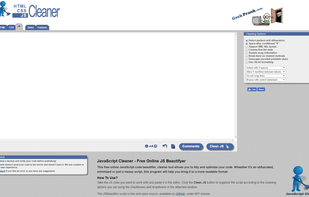 HTML-Cleaner.com screenshot 1