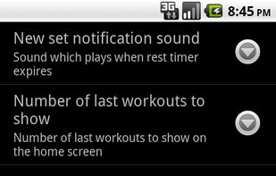 BB Workout Log screenshot 2