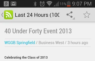 Western MA News Android screenshot of opened news article