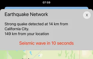 Earthquake Network screenshot 1
