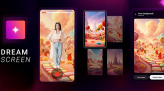YouTube enhances DreamScreen in Shorts with Google Veo 2 AI Model for backgrounds creation image