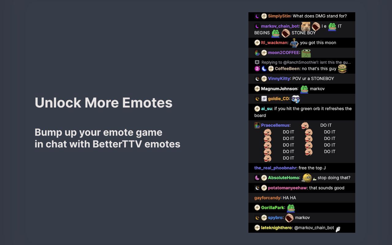 Global Twitch Emotes extension - Opera add-ons