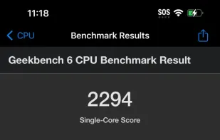 Geekbench screenshot 3