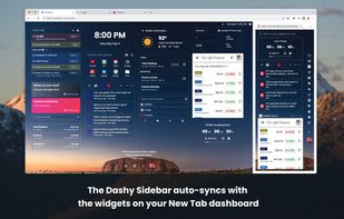 Dashy: New Tab Dashbard and Sidebar screenshot 3