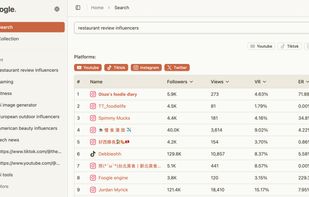 Every search is automatically saved as a snapshot. Revisit your discoveries anytime, compare results, and pick up right where you left off.