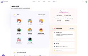 Team directory