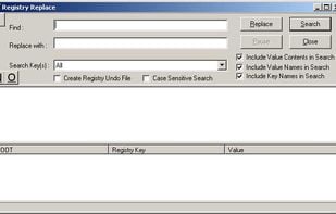 Registry Replacer startup screen