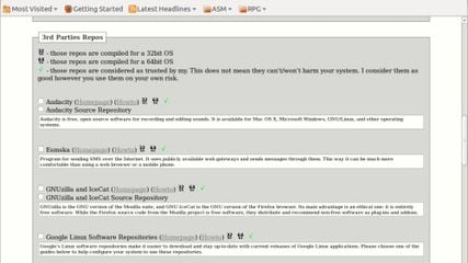 Ubuntu Sources List Generator screenshot 1