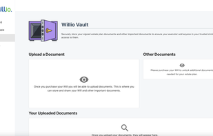 Your WIllio Vault to store documents.