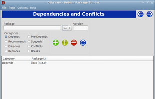 Dependency Page