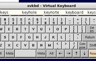 xvkbd screenshot 1