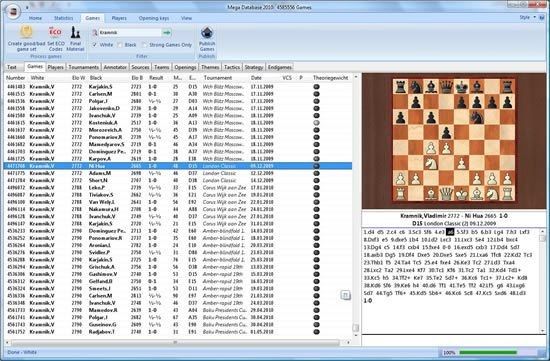 ChessBase 15 Search for Tactics 