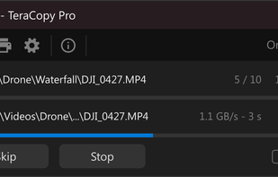 TeraCopy screenshot 1