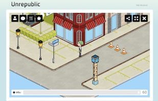 City view - chat with friends, walk around, make virtual events
