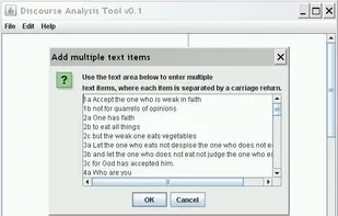 Discourse Analysis screenshot 1