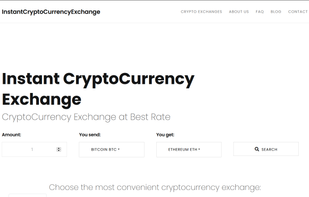 InstantCryptoCurrencyExchange screenshot 1