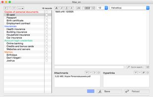 Sample application (storing PDF documents).