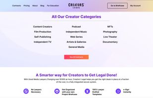 Creators Legal screenshot 1