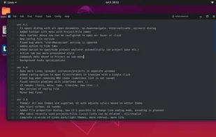 Lines on Ubuntu