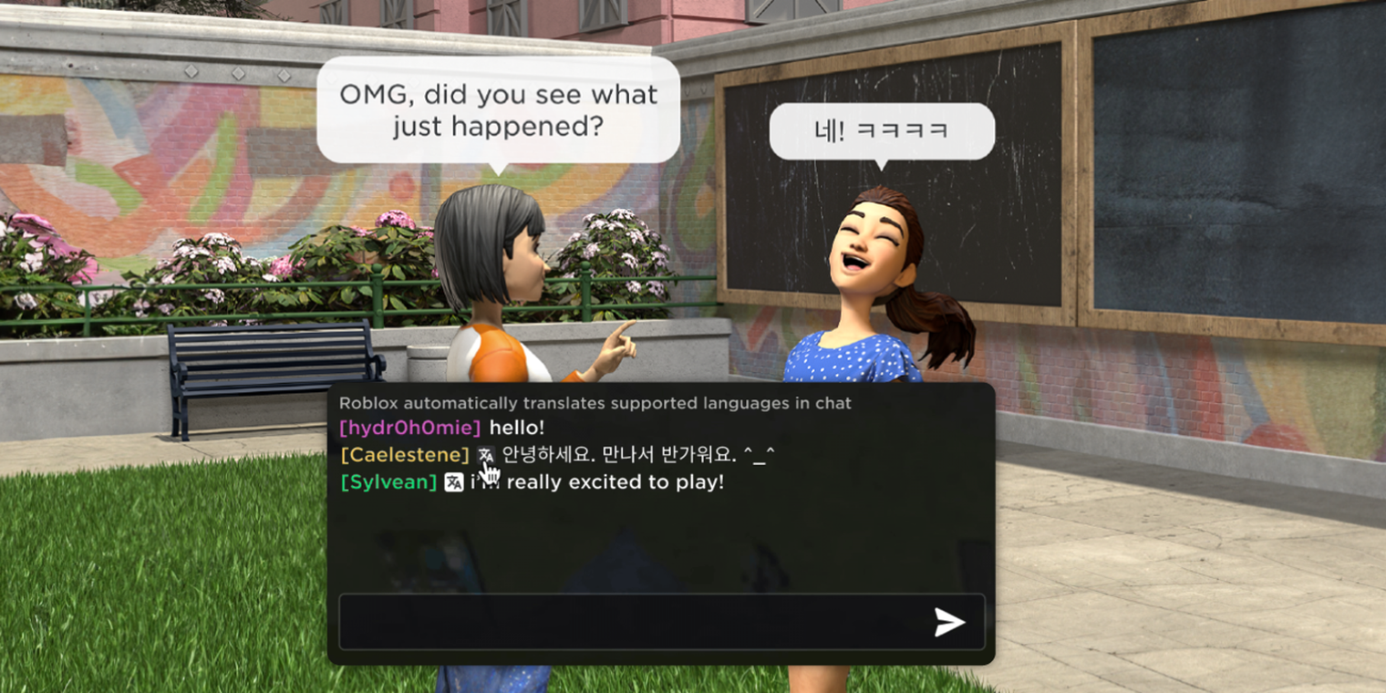 Roblox bring real-time AI Chat Translator for in-game conversations ...