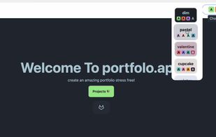 Portfolo screenshot 2