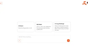 K2Think screenshot 1