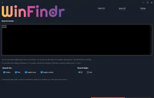 WinFindr screenshot 1