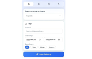 bulk delete tiktok videos