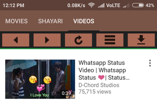 Videos, Whatsapp Status and more