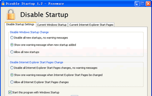 Disable Startup screenshot 1