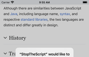StopTheScript screenshot 3