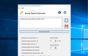 Strong Passwd Generator screenshot 1
