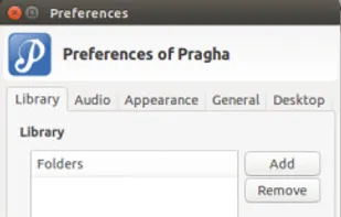 Pragha screenshot 1