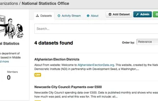 CKAN screenshot 1