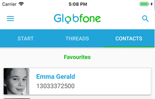 Globfone screenshot 2