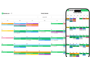 BCalendar Desktop and Mobile