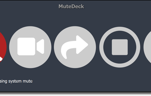 MuteDeck on Windows with no Zoom running, but still mute control!