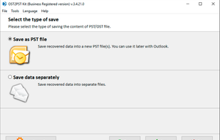 OST2PST Kit screenshot 1