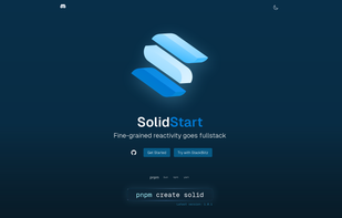 SolidStart screenshot 1