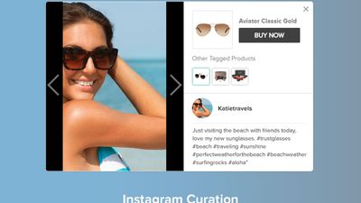 Curate your customer images from Instagram and display them on your site. 