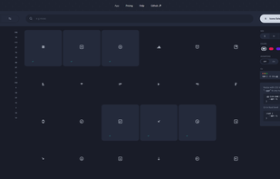 Multi icon selection 